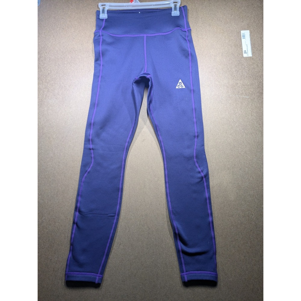 Nike ACG Therma-FIT Polartec Leggings Purple Women Small FB8010-555